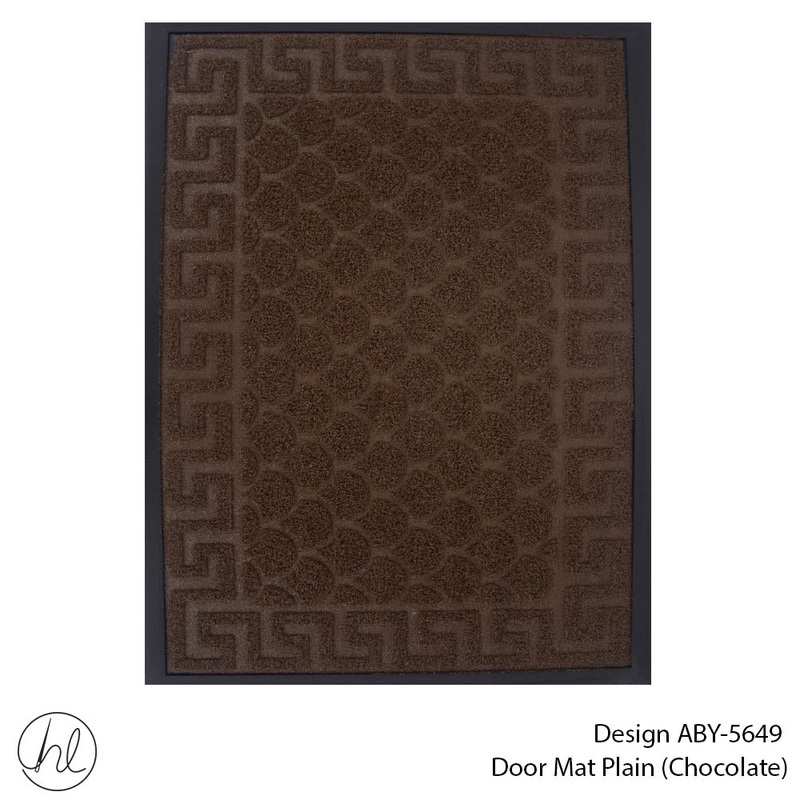 DOOR MAT DESIGN3 45X75CM CHOCOLATE FREE