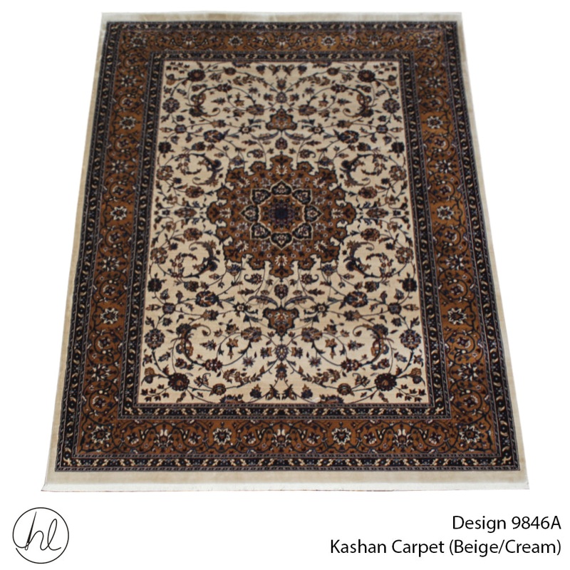 KASHAN CARPET 160X230 DESIGN 07 CREAM/BEIGE