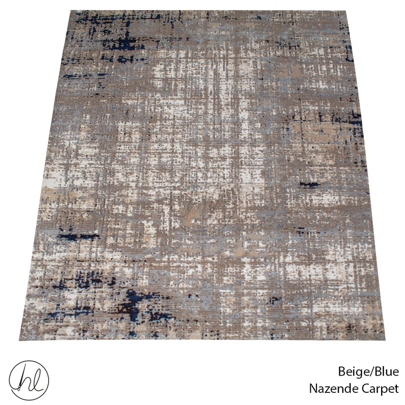 Nazende Carpet (160X230) (Design 03) (Beige/Blue)