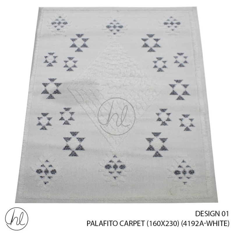 PALAFITO CARPET 160X230 DESIGN 01 WHITE