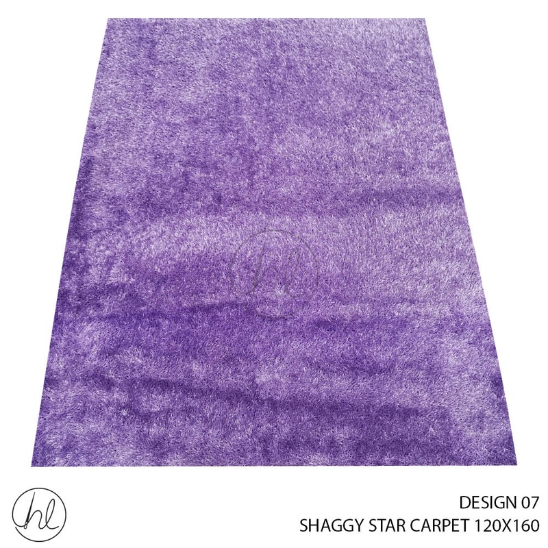 SHAGGY STAR CARPET 120X160 DESIGN 07