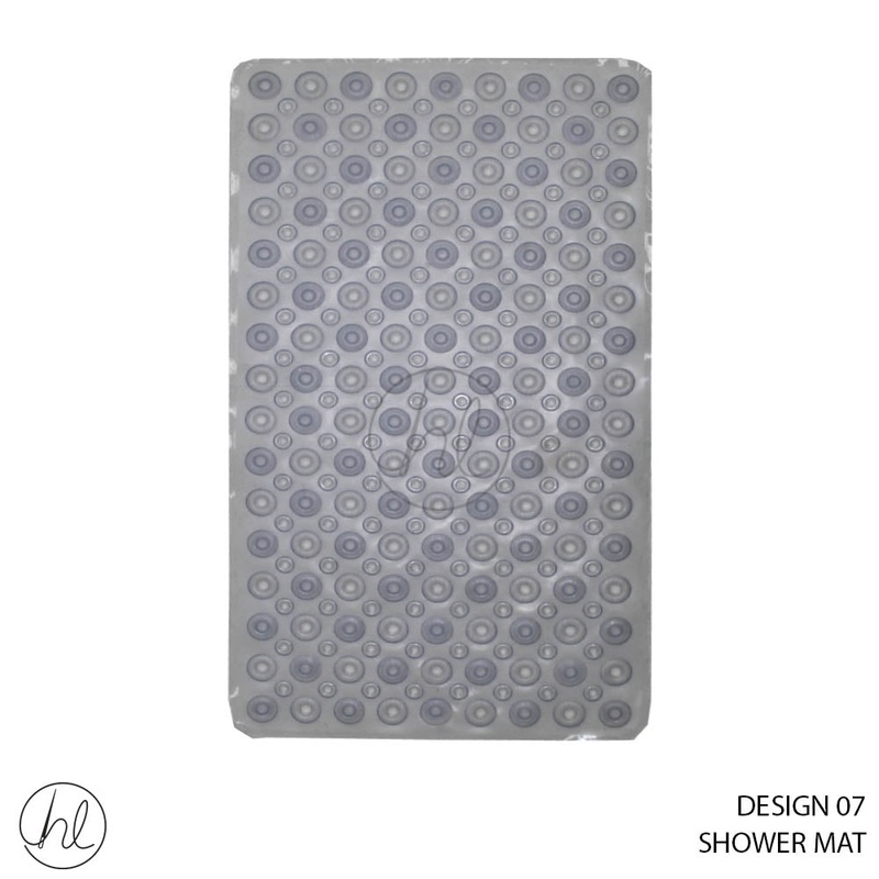 SHOWER MAT 50X80 DESIGN 07 ABY4771 CLEAR