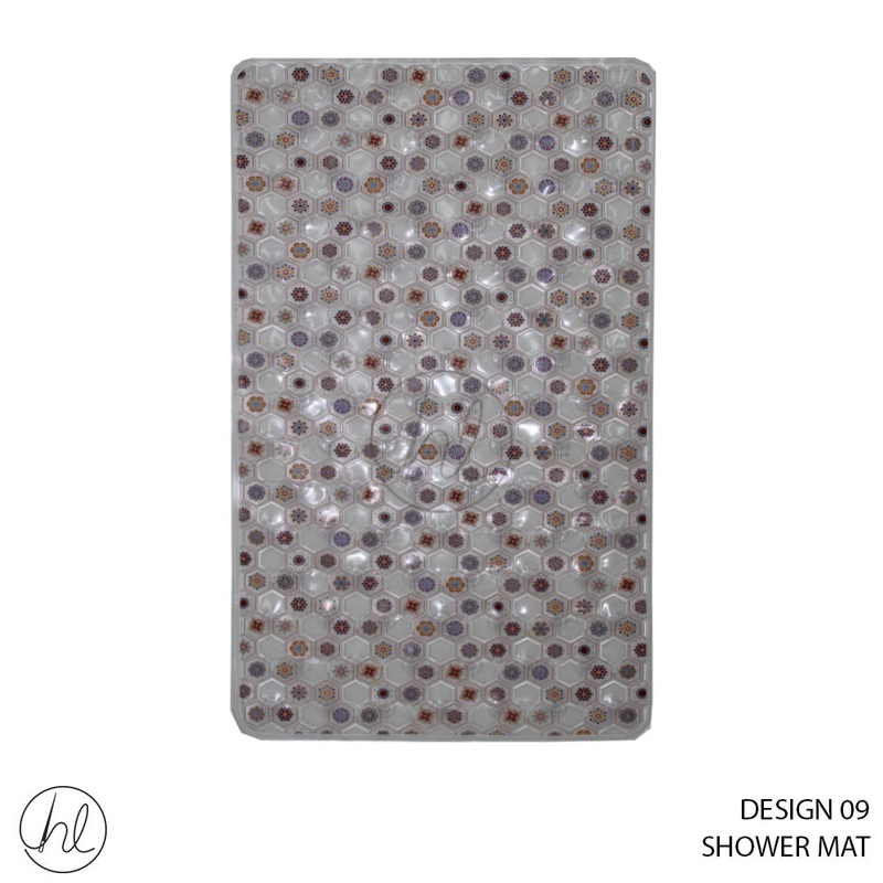 SHOWER MAT 50X80 DESIGN 09 ABY4775 ORANGE