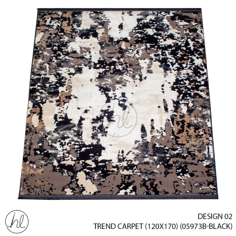 TREND CARPET 120X170 DESIGN 02 BLACK