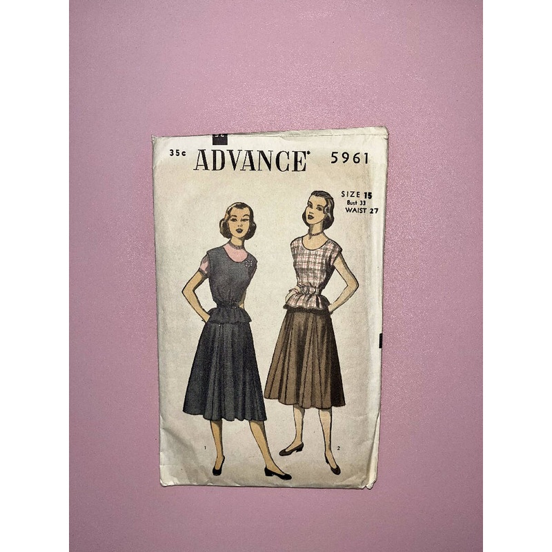 Advance Patterns 5961 Bust 33