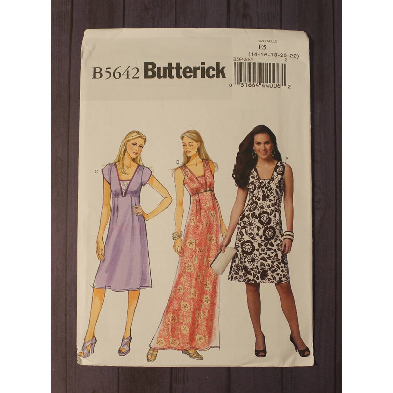 Butterick 5642 Misses Dress