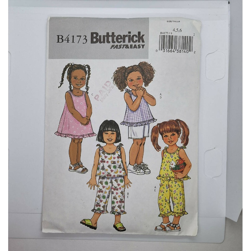 Butterick fast and easy children's clothes