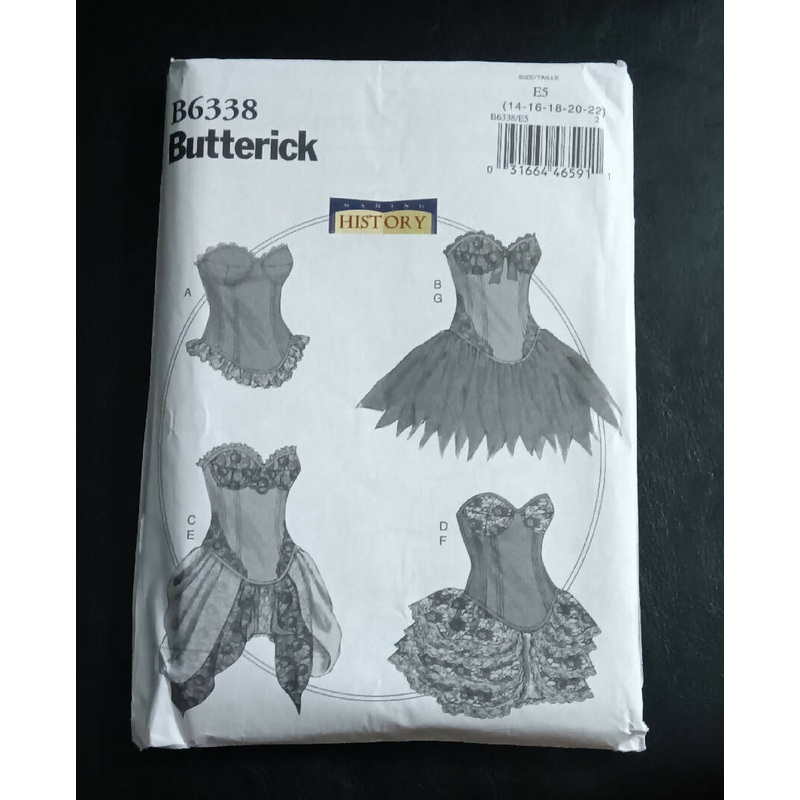 Buttrick B6338 Historical Corset set