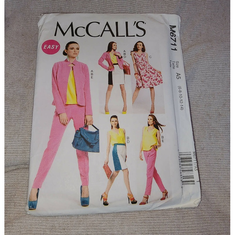 McCall's 6711 - Misses Wardrobe, UC/FF, SZ 6-14