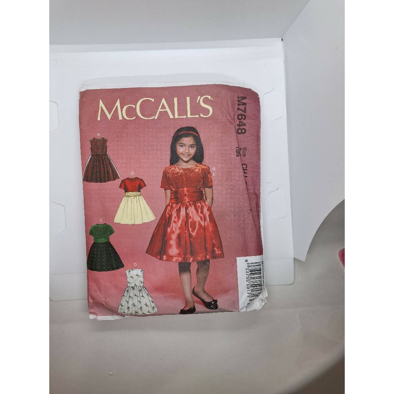McCalls girls dress pattern