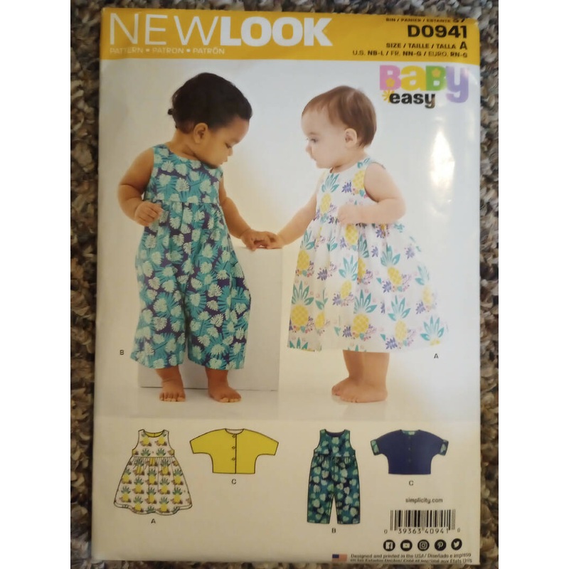 New Look D0941 Size NB-L Baby