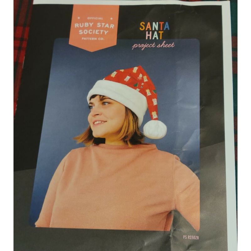 Santa Hat Project Sheet by Ruby Star Society Pattern Co