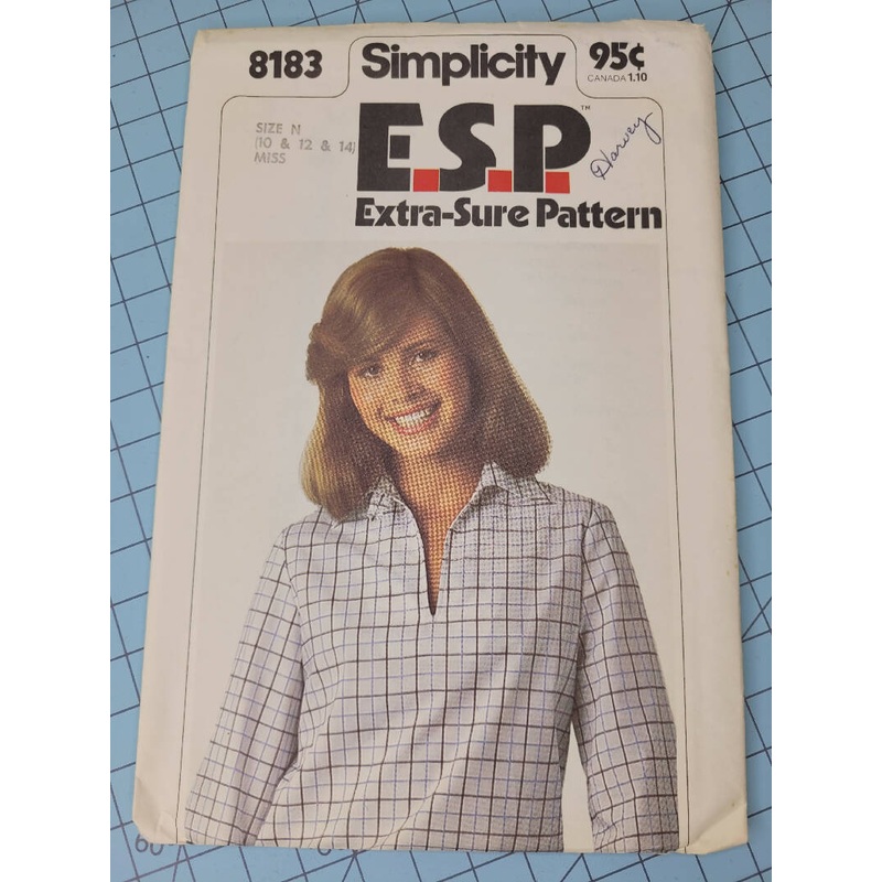 Simplicity Extra-Sure Pattern E.S.P. Bundle: 8183 and 8184