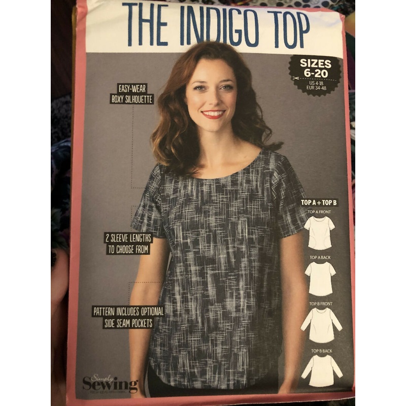 Simply Sewing The Indigo Top