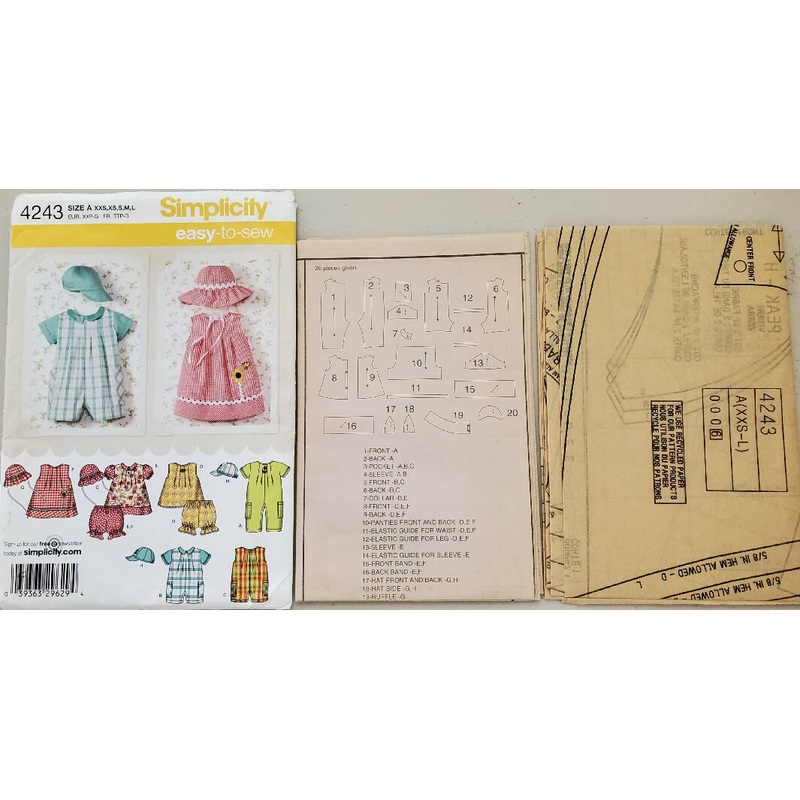 Uncut Simplicity Pattern 4243