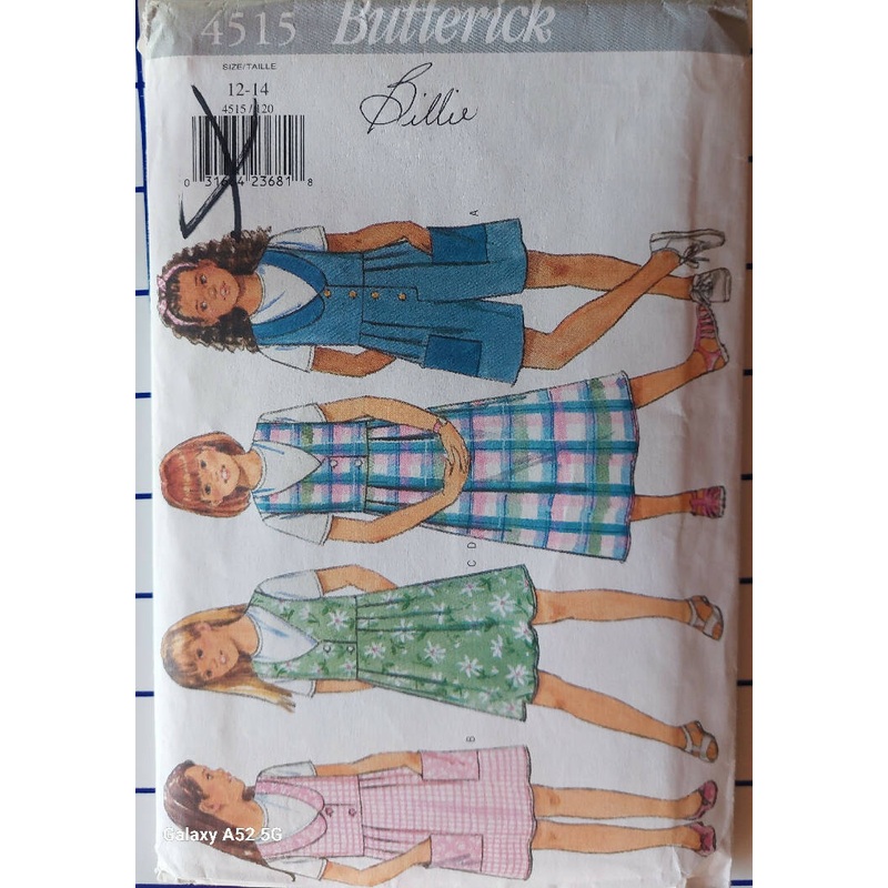 4515 butterick size 12-14