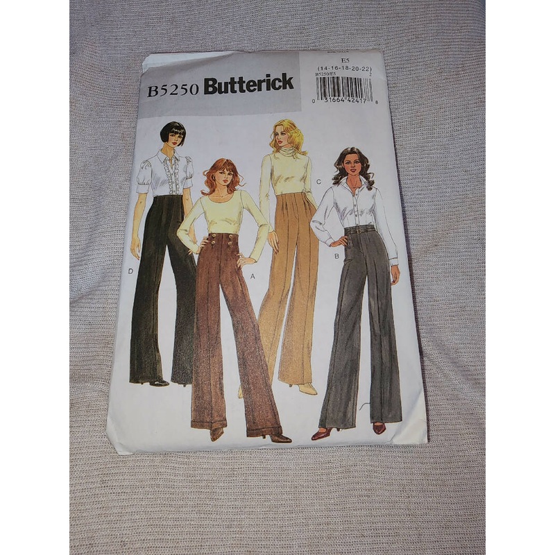 Butterick 5250 - Misses Petite Pants, UC/FF, SZ 14-22