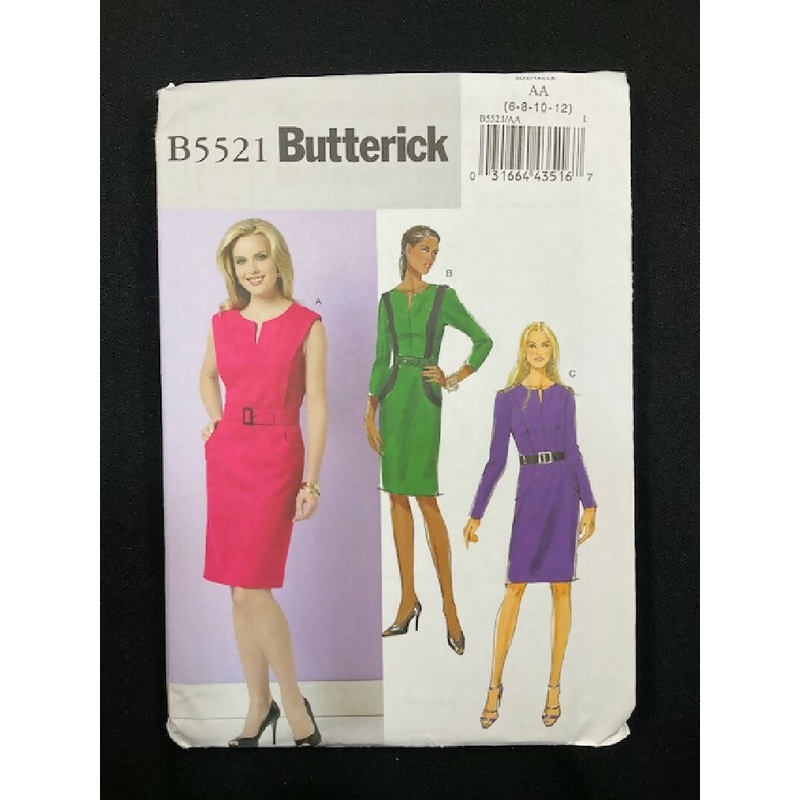 Butterick 5521 Pattern Size 6-12