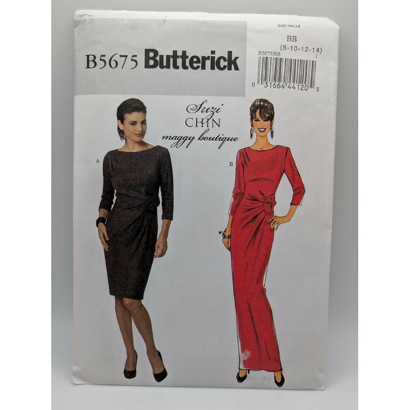Butterick 5675 Suzi Chin Maggy Boutique Dress Pattern Sizes 8-14