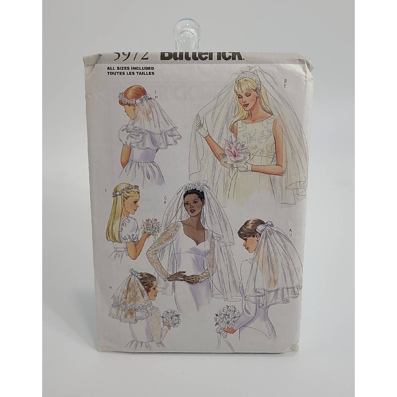 Butterick Pattern 5972 Bridal Accessories Veils