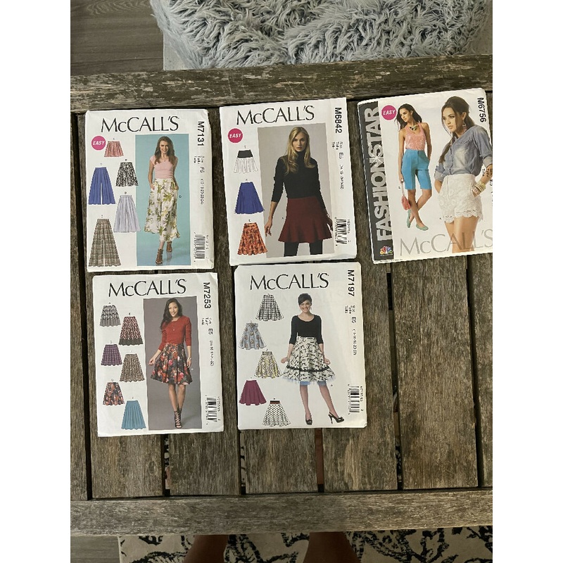 Copy of Lot of McCalls Pants Sewing Patterns