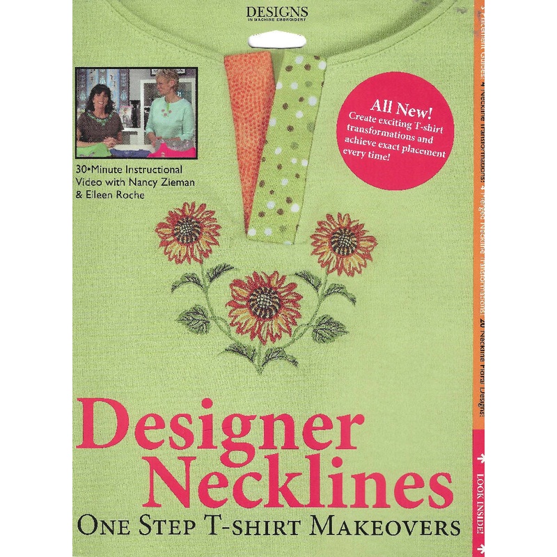 Designer Necklines one step t-shirt makeovers C/D