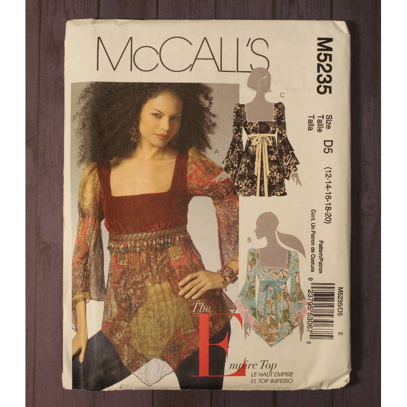 McCall's 5235 Misses Tops