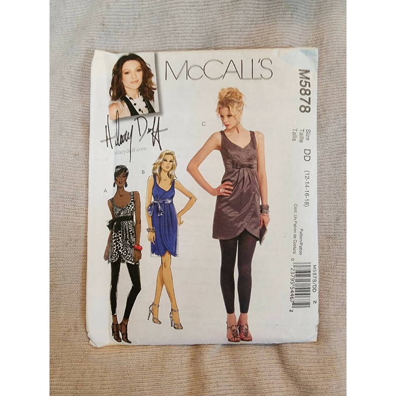 McCall's 5878 - Misses Dresses, UC/FF, SZ 12-18