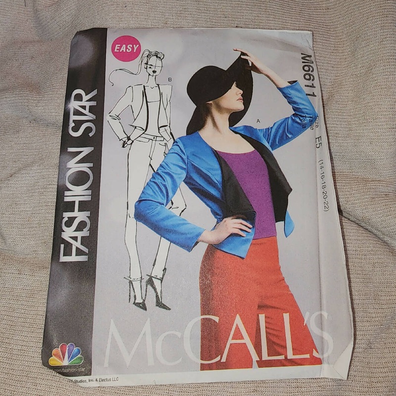 McCall's 6611 - Misses Jacket, UC/FF, SZ 14-22