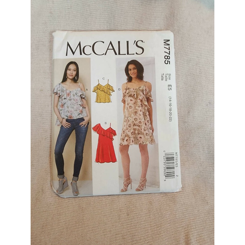 McCall's 7785 - Misses Top & Dresses, UC/FF, SZ 14-22