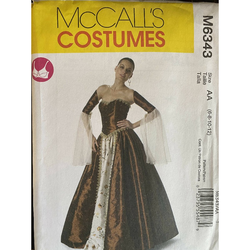 McCalls Costume Pattern 6343