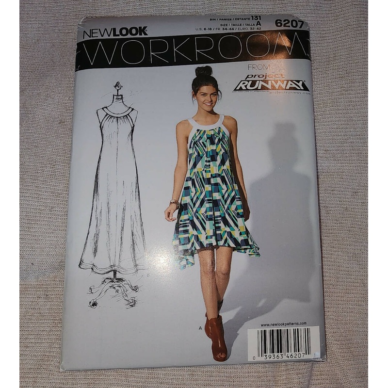 New Look 6207 - Misses Dress, UC/FF, SZ 6-16