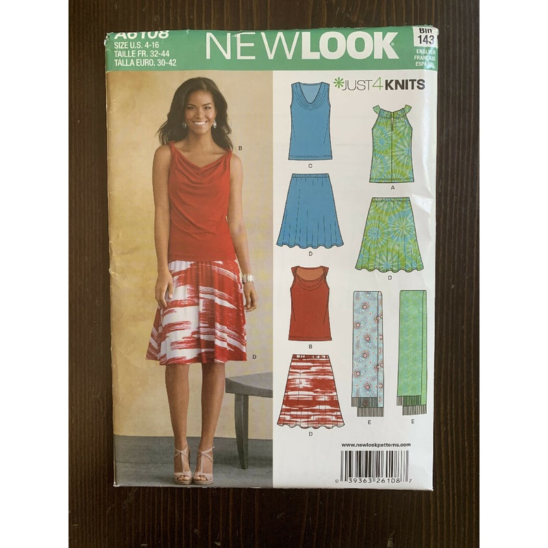 New Look A6108 Misses' Seven Sizes in One