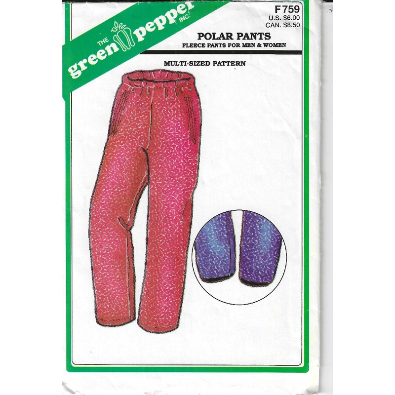 Polar Pants unisex pattern by The Green Pepper #F759 - uncut