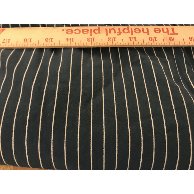 Blue jersey with white stripes