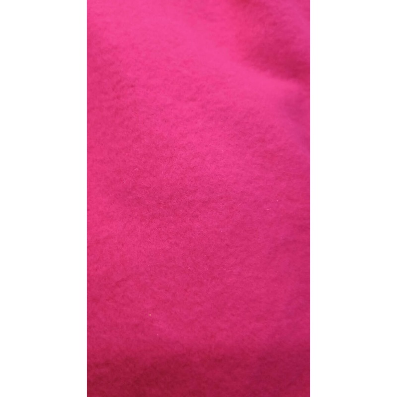 Bright pink fleece, 62" width, 3 yd length