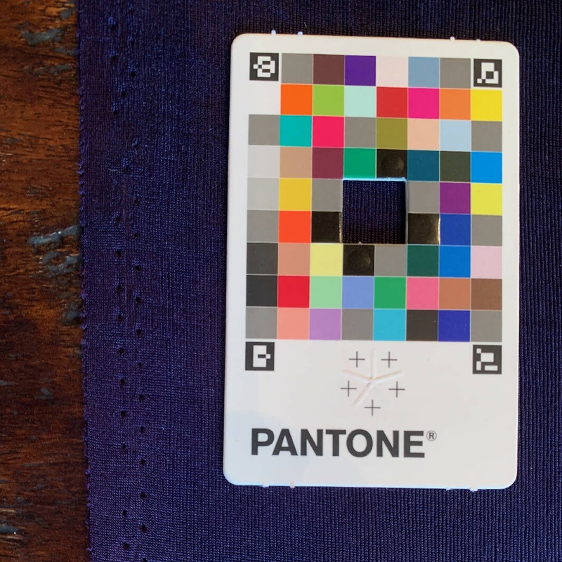 Deep Navy/Purple Acetate and Spandex Slinky Knit - Yardage