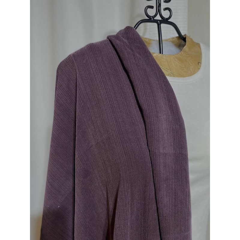 Deep plum drapey rib blend 60" 1 1/2yards