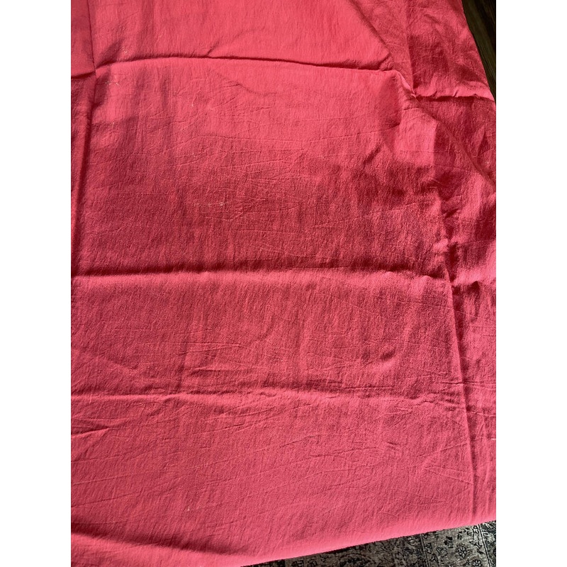 Flamingo pink sanded satin 2 yds