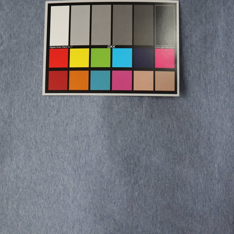 Heather Blue Gray Cotton Spandex Jersey