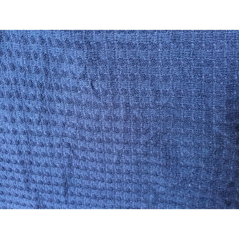 Navy blue sweater knit