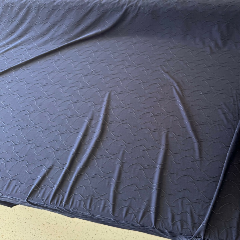 Navy Synthetic Knit - Yardage