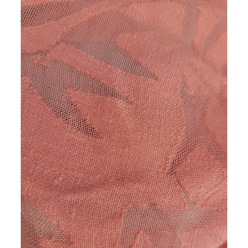 Peach Transparent Knit