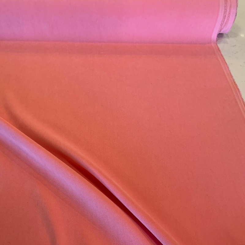 Pink/Peach Polyester and Lycra - Yardage
