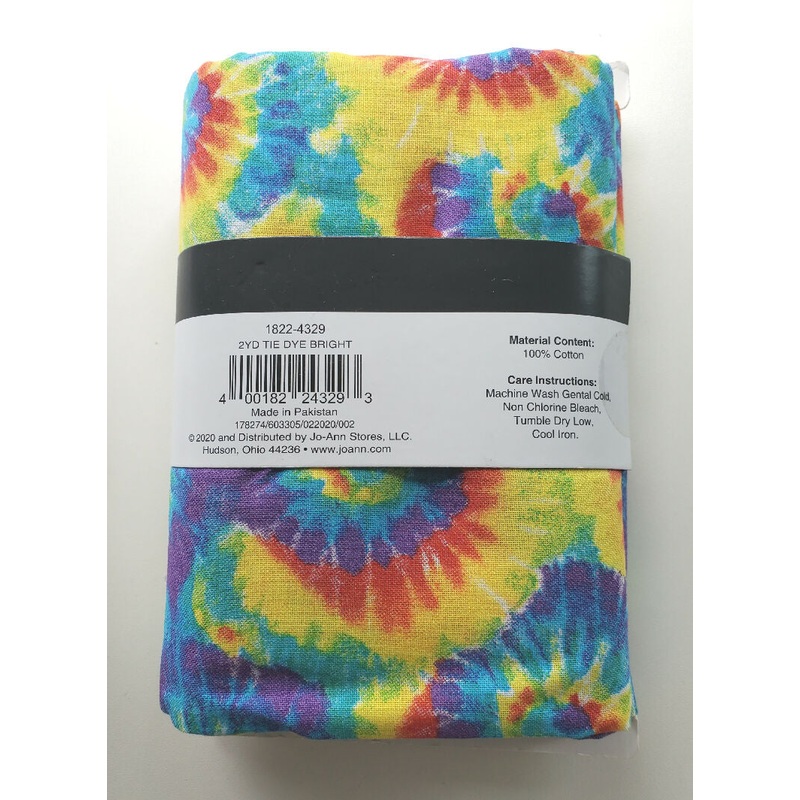 Precut, Tie-Dye Cotton, New, Unopened