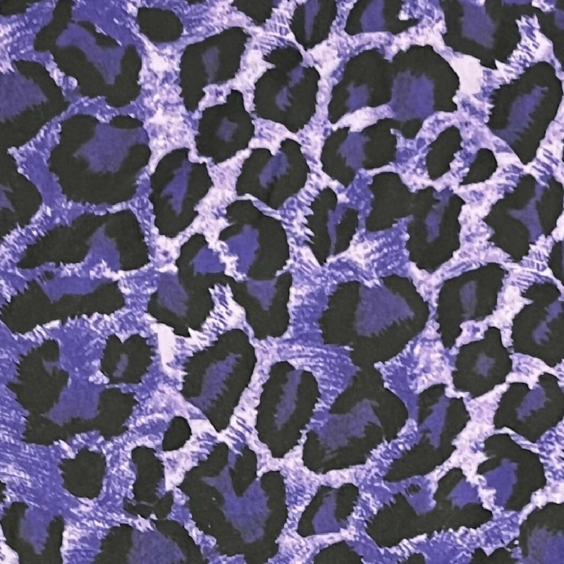 Purple, Black, and Lavender Polyester Lycra Swimsuit Fabric - 2 Yrds