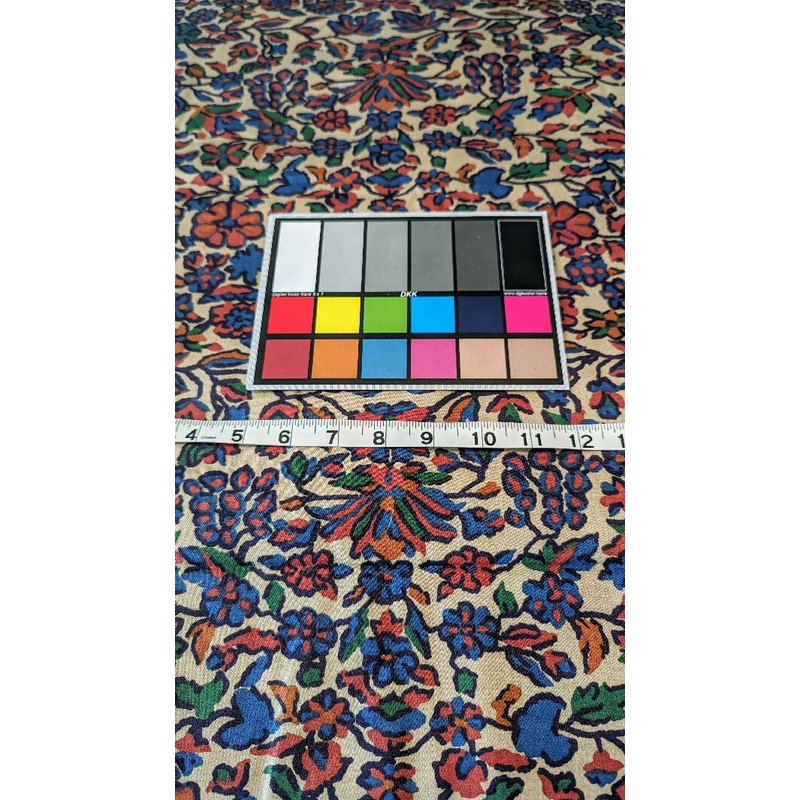Vintage Multicolor Botanical Print Bottom Weight Woven Fabric 55"W - 3 yds+