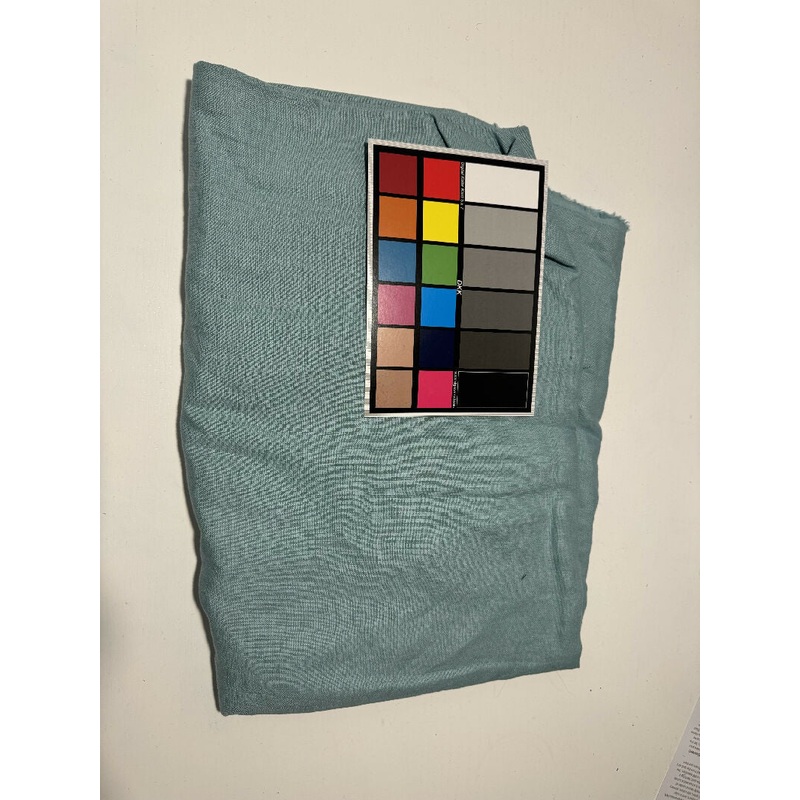 2yd light teal linen