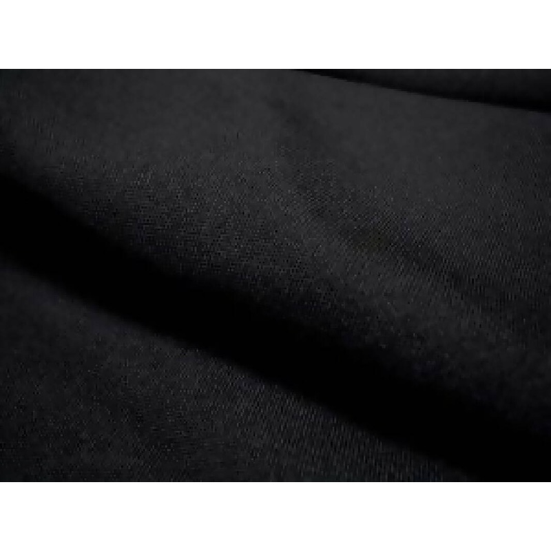 Black Polyester Poplin - 10 yards