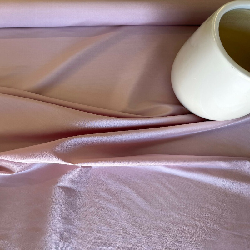 Dusky Pink Silk Dupioni - 3 Yds